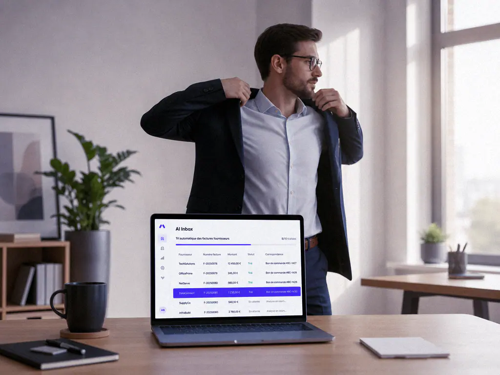 Tri automatique des factures fournisseurs par un agent IA