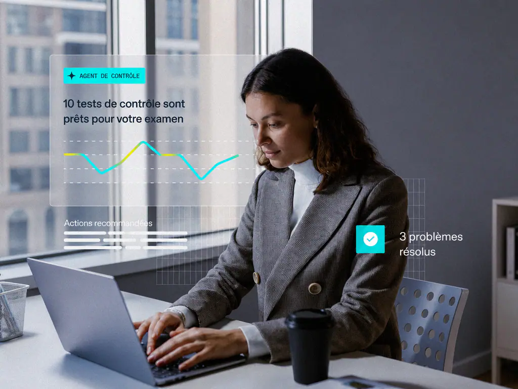Poste de travail affichant une série de tests de contrôle en attente de relecture