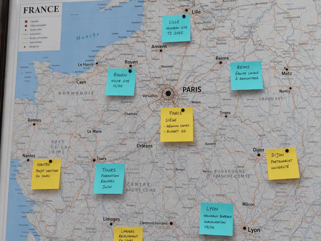 Responsable réorganisant manuellement le planning des interventions