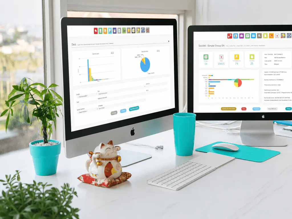 Tableau de bord de suivi des interventions sur plusieurs sites