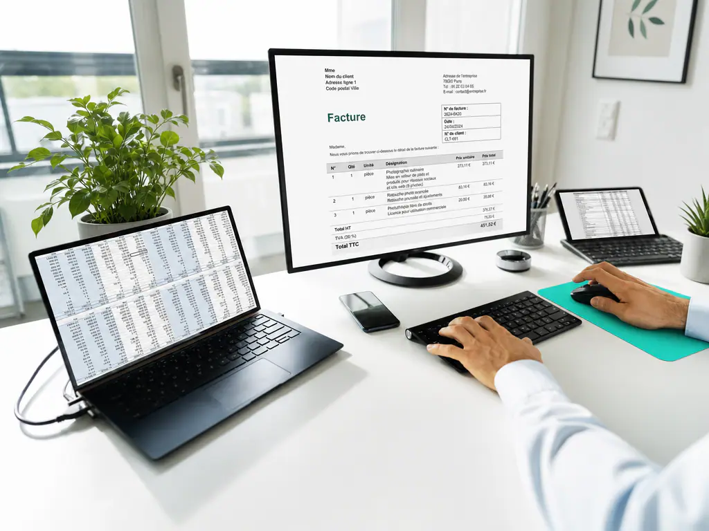 Agent IA saisissant automatiquement des données dans un logiciel de gestion