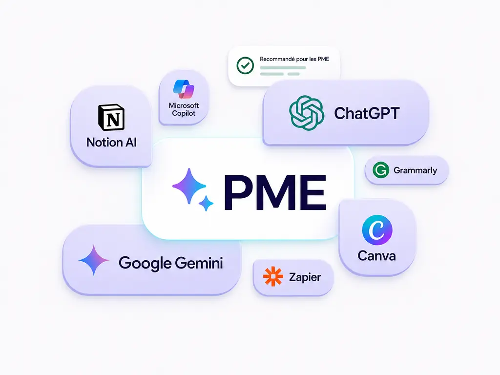 Les outils d'IA utilisÃ©s par une PME autour du mot PME